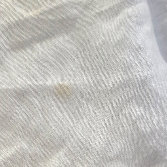 QUINCE European Linen Duvet Cover Full/Queen White 4654 - Picture 11 of 12